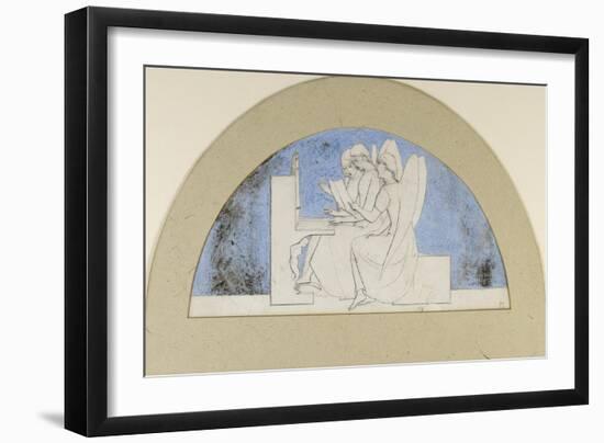 Lunette for Music-John Everett Millais-Framed Giclee Print