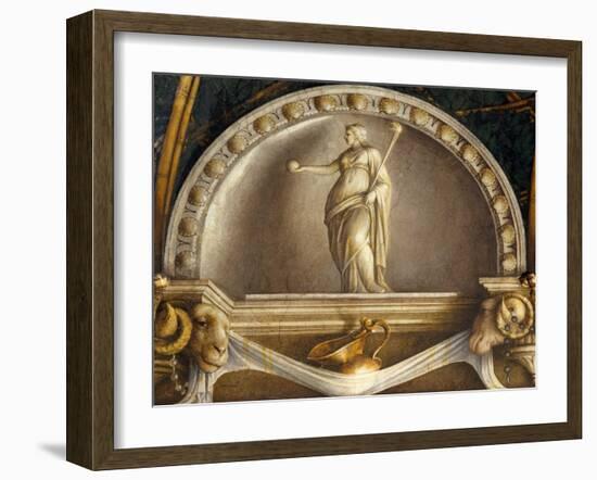 Lunette with Ceres-Correggio-Framed Giclee Print