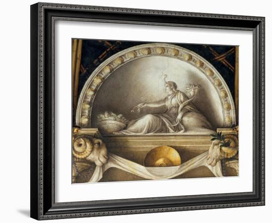 Lunette with the Summer-Correggio-Framed Giclee Print