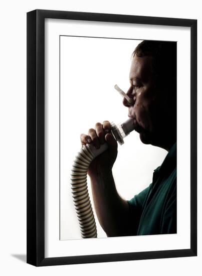 Lung Function Test-Tim Vernon-Framed Photographic Print