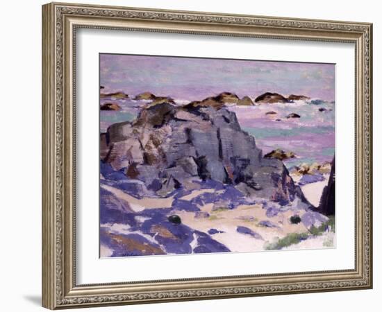 Lunga from Above Mermaids, Iona-Francis Campbell Boileau Cadell-Framed Giclee Print