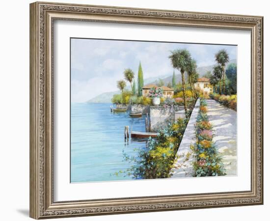 Lungo Lago-Guido Borelli-Framed Giclee Print