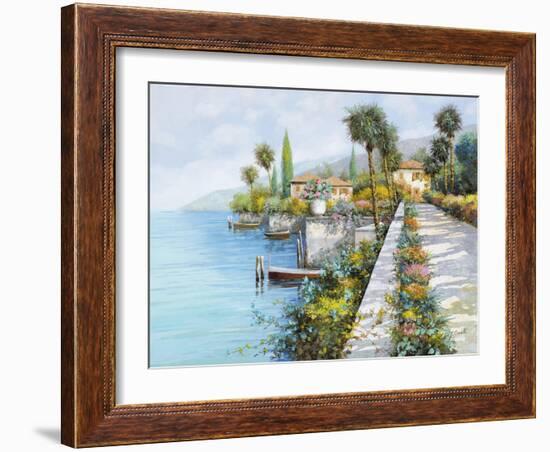 Lungo Lago-Guido Borelli-Framed Giclee Print