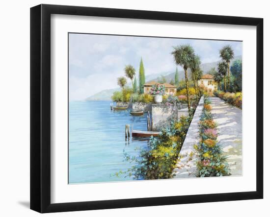 Lungo Lago-Guido Borelli-Framed Giclee Print