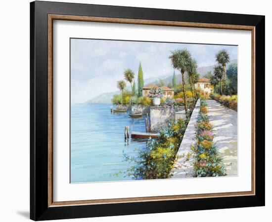 Lungo Lago-Guido Borelli-Framed Giclee Print