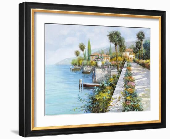 Lungo Lago-Guido Borelli-Framed Giclee Print