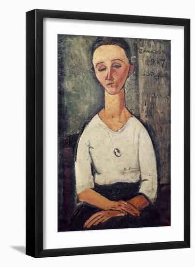 Lunia Czechowska-Amedeo Modigliani-Framed Giclee Print