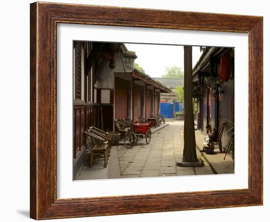 Luodai Ancient Town, Chengdu, Sichuan Province, China, Asia-Simon Montgomery-Framed Photographic Print