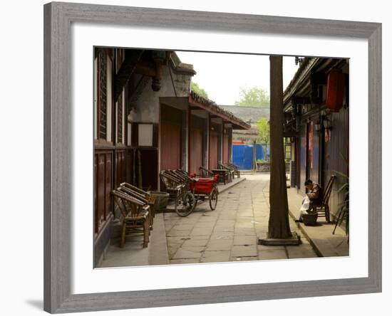 Luodai Ancient Town, Chengdu, Sichuan Province, China, Asia-Simon Montgomery-Framed Photographic Print