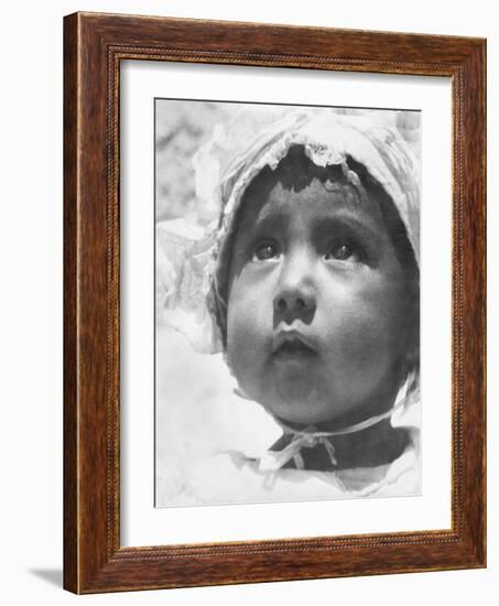 Lupe Rivera Marin, First Daughter of Diego Rivera and Lupe Marin, Mexico City, 1924-Tina Modotti-Framed Photographic Print