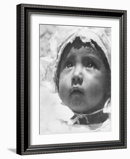Lupe Rivera Marin, First Daughter of Diego Rivera and Lupe Marin, Mexico City, 1924-Tina Modotti-Framed Photographic Print