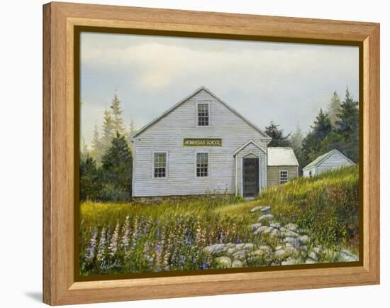Lupines at the School-Jerry Cable-Framed Premier Image Canvas