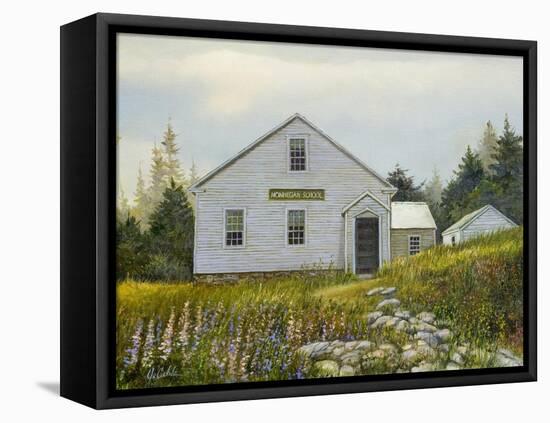 Lupines at the School-Jerry Cable-Framed Premier Image Canvas