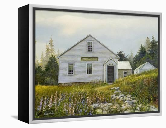 Lupines at the School-Jerry Cable-Framed Premier Image Canvas