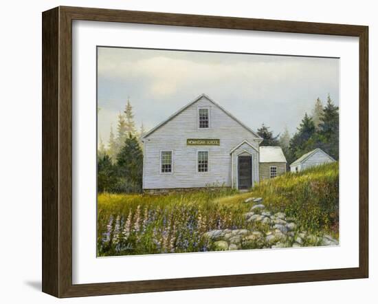 Lupines at the School-Jerry Cable-Framed Giclee Print