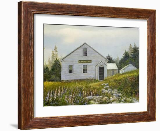 Lupines at the School-Jerry Cable-Framed Giclee Print