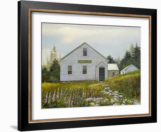 Lupines at the School-Jerry Cable-Framed Giclee Print