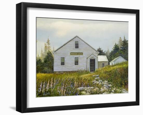 Lupines at the School-Jerry Cable-Framed Giclee Print