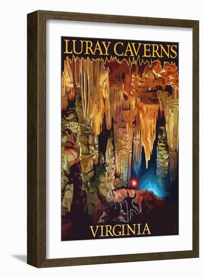 Luray Caverns, Virginia - Discovery-Lantern Press-Framed Art Print