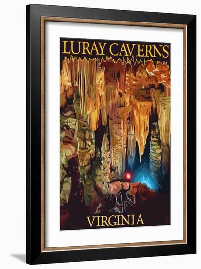 Luray Caverns, Virginia - Discovery-Lantern Press-Framed Art Print