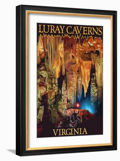 Luray Caverns, Virginia - Discovery-Lantern Press-Framed Art Print