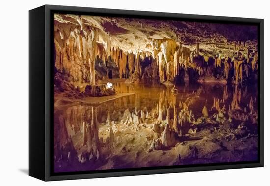 Luray Caverns, Virginia-RR-Framed Premier Image Canvas