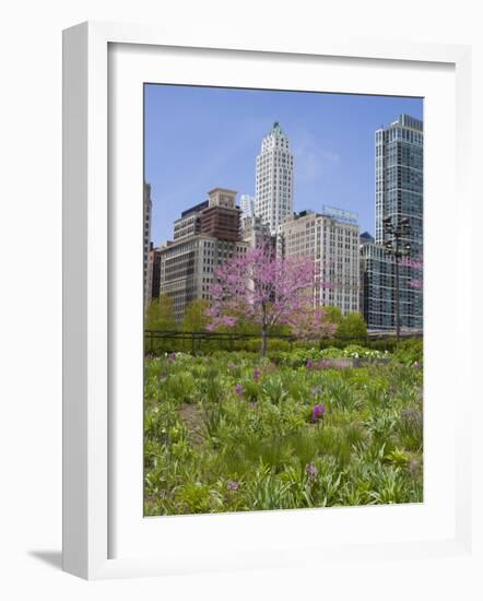 Lurie Garden, Millennium Park, Chicago, Illinois, United States of America, North America-Amanda Hall-Framed Photographic Print