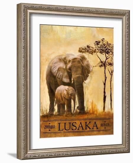 Lusaka-Patricia Pinto-Framed Art Print