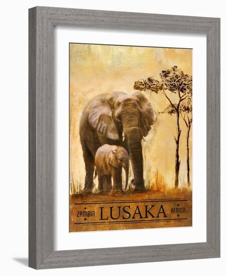 Lusaka-Patricia Pinto-Framed Art Print