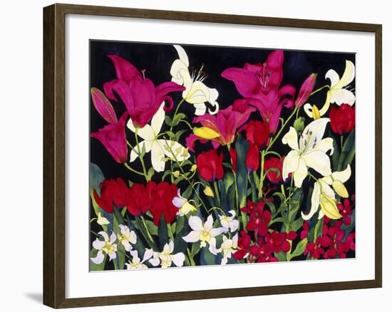 Luscious Lilies-Carissa Luminess-Framed Giclee Print