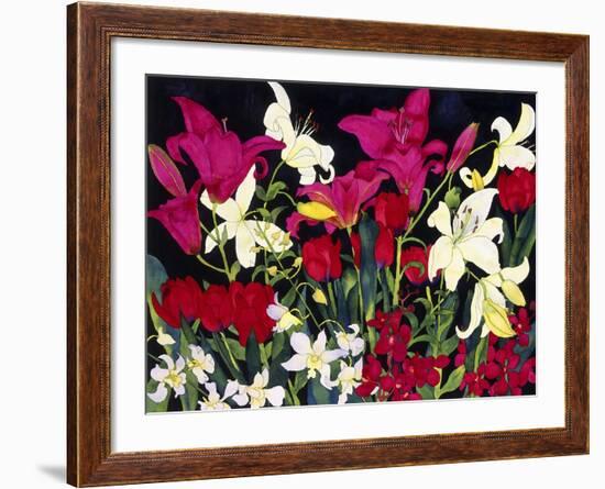 Luscious Lilies-Carissa Luminess-Framed Giclee Print