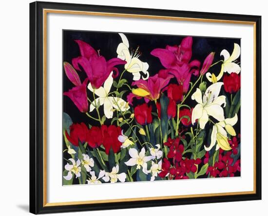 Luscious Lilies-Carissa Luminess-Framed Giclee Print