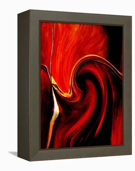 Luscious Red-Ruth Palmer 2-Framed Stretched Canvas