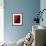 Luscious Red-Ruth Palmer 2-Framed Art Print displayed on a wall
