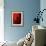 Luscious Red-Ruth Palmer 2-Framed Art Print displayed on a wall