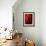 Luscious Red-Ruth Palmer 2-Framed Art Print displayed on a wall