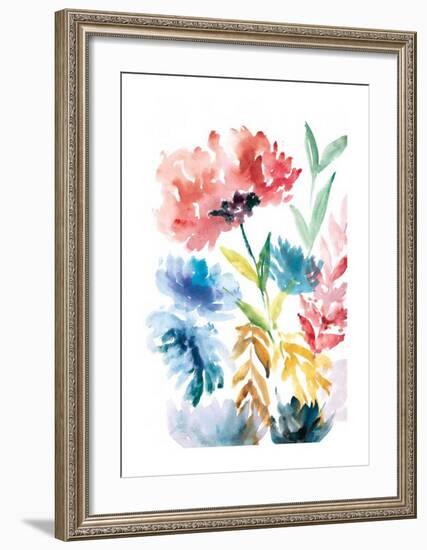 Lush Floral I-Rebecca Meyers-Framed Giclee Print