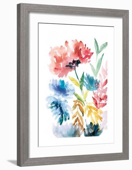 Lush Floral I-Rebecca Meyers-Framed Giclee Print