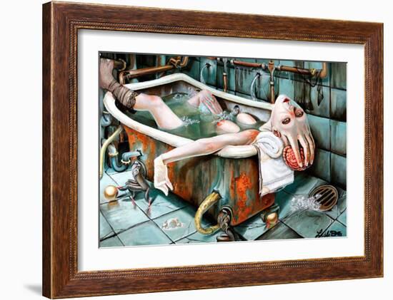 Lush-Leslie Ditto-Framed Art Print