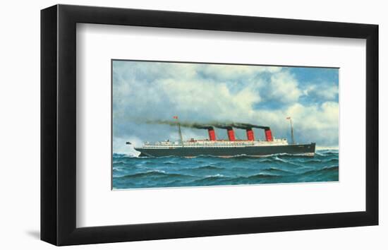 Lusitania, c.1908-Antonio Jacobsen-Framed Premium Giclee Print