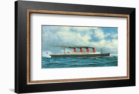 Lusitania, c.1908-Antonio Jacobsen-Framed Premium Giclee Print