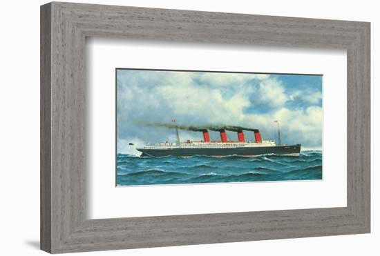 Lusitania, c.1908-Antonio Jacobsen-Framed Premium Giclee Print