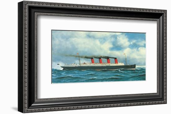 Lusitania, c.1908-Antonio Jacobsen-Framed Premium Giclee Print