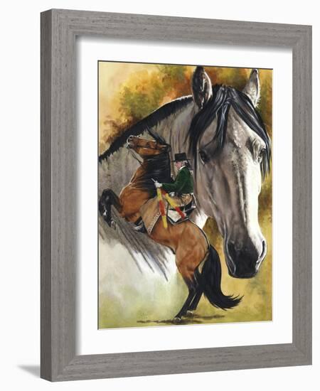 Lusitano-Barbara Keith-Framed Giclee Print