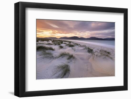 Luskentye beach at sunrise, Outer Hebrides, Scotland, UK-Ross Hoddinott-Framed Photographic Print