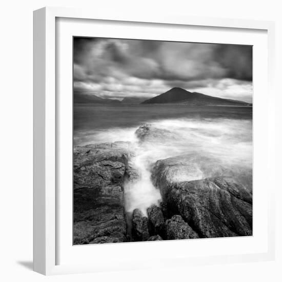 Luskentyre and the Hills of North Harris from Isle of Taransay, Outer Hebrides, Scotland-Lee Frost-Framed Photographic Print