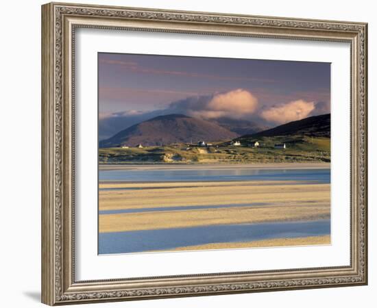 Luskentyre Bay, Tidal Area at Low Tide, South Harris, Outer Hebrides, Scotland, United Kingdom-Patrick Dieudonne-Framed Photographic Print