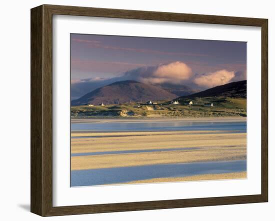 Luskentyre Bay, Tidal Area at Low Tide, South Harris, Outer Hebrides, Scotland, United Kingdom-Patrick Dieudonne-Framed Photographic Print