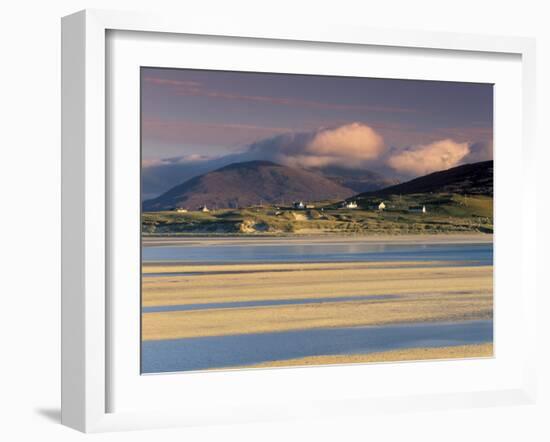 Luskentyre Bay, Tidal Area at Low Tide, South Harris, Outer Hebrides, Scotland, United Kingdom-Patrick Dieudonne-Framed Photographic Print