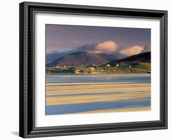 Luskentyre Bay, Tidal Area at Low Tide, South Harris, Outer Hebrides, Scotland, United Kingdom-Patrick Dieudonne-Framed Photographic Print